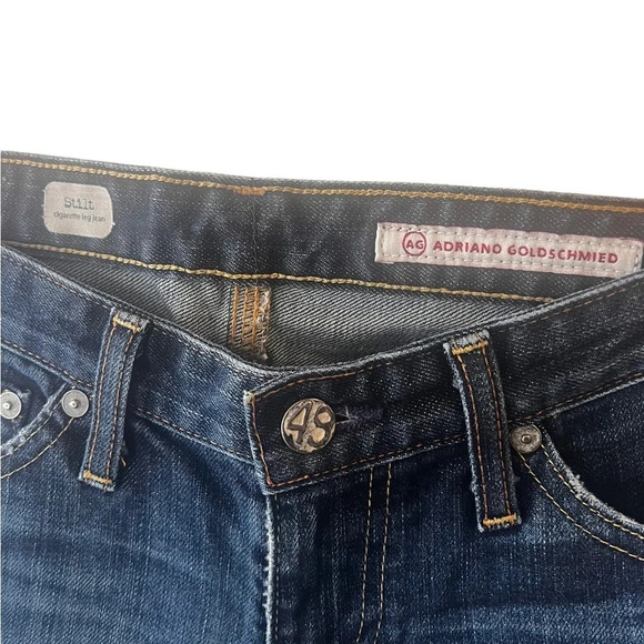 AG stilt skinny jeans with raw hem size 25 excellent condition - Picture 3 of 4